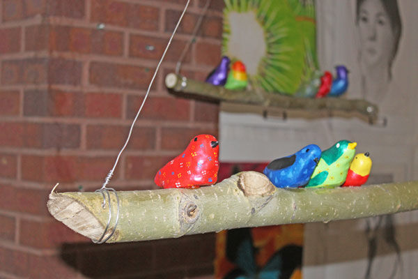 Ceramic birds